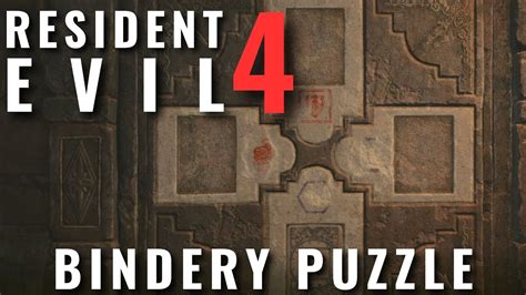resident evil 4 remake bindery puzzle|Resident Evil 4 Remake .